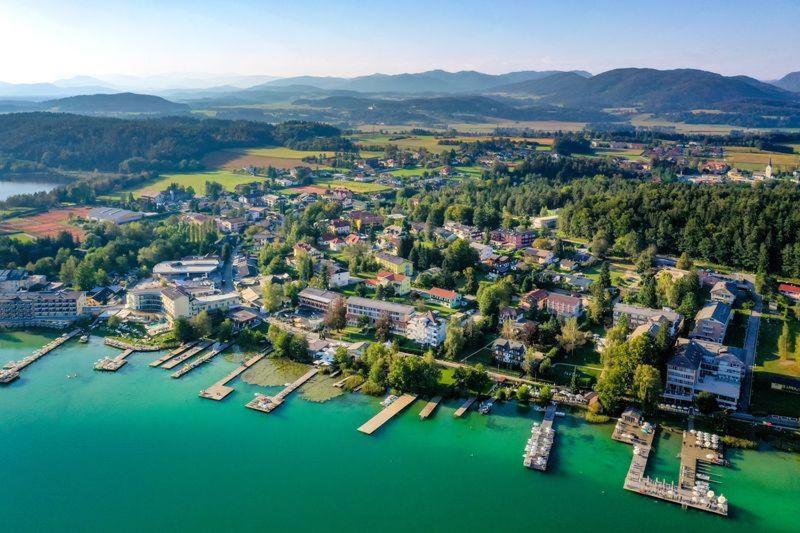 Pension Agnes Sankt Kanzian am Klopeiner See Bagian luar foto